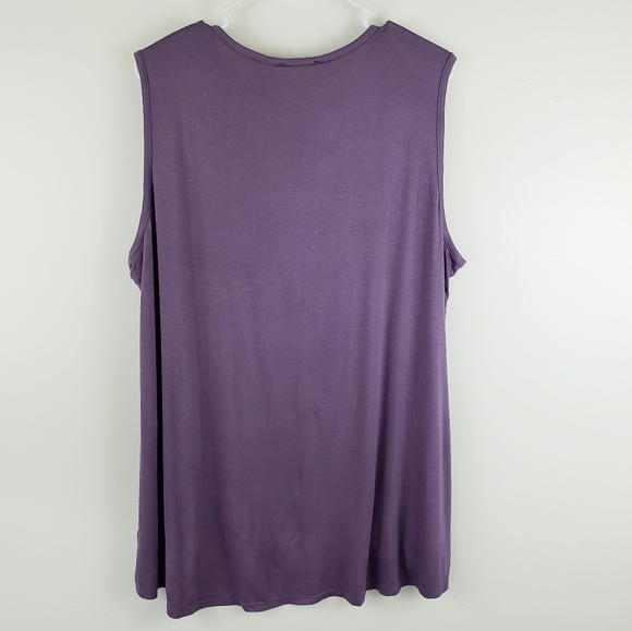 RXB sleeveless tank w/lace crochet - Picture 2 of 3